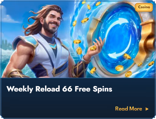 Casea Casino weekly free spins banner
